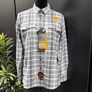 Ariat Rebar Flannel Durastretch,chest button pockets,pen pocket,lens cloth,work